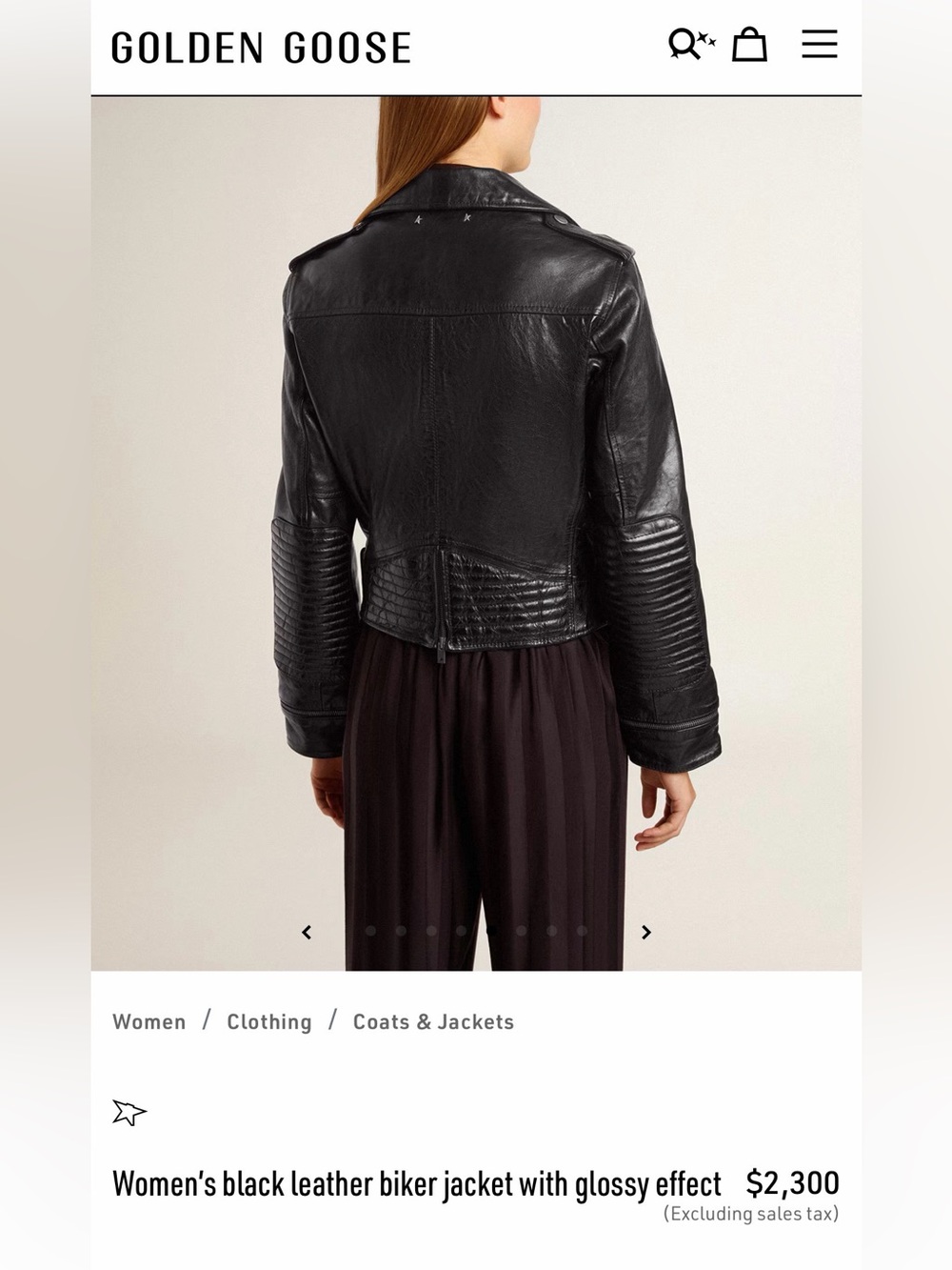 GOLDEN GOOSE Golden Leather Jacket - Picture 12 of 13